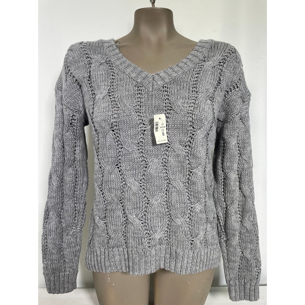 Barcelona Spa Resort Aéropostale V-Neck Knit Sweater Women's XS NWT
